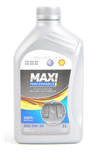 Oleo 0w30 Maxi Performance Vw 50400/50700