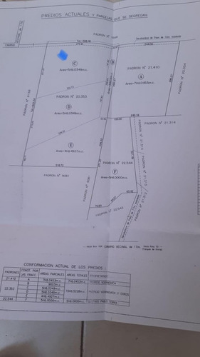 Venta Chacra En Medellin Chico (camino Que Une Al Ruta 104 Con La Boya Petrolera- Ref: 2937