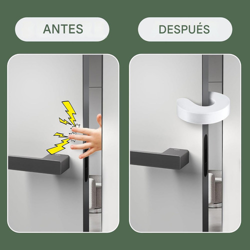 Yixoo 6pz Protector de pellizco para puertas Puertas a prueba de bebés Espuma extra suave, Diseño elegante, Seguridad para niños, Protectores de dedos de seguridad para bebés