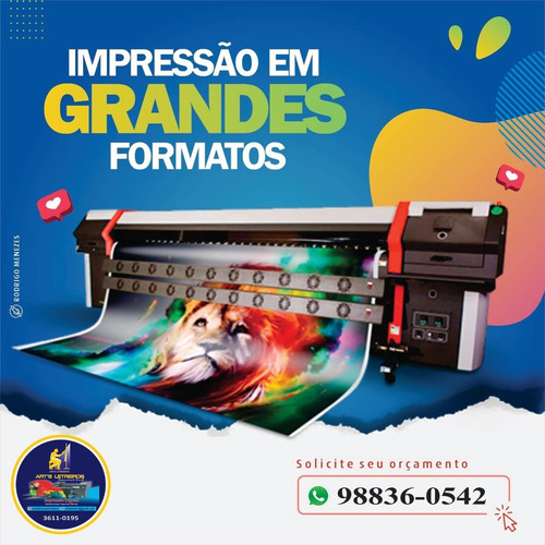 Imagem 3 de 3 de Arts Letreiros Comunicação Visual Serviços Gráficos Placa
