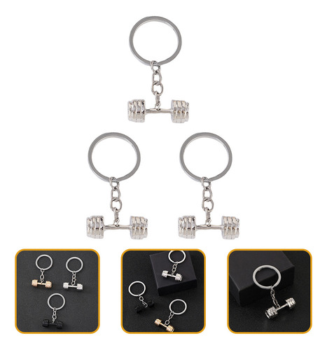 Llavero Con Mancuernas En Miniatura Personality 3