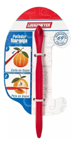 Imagen 1 de 4 de Pelador De Naranja Plástico Loekemeyer