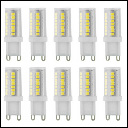 Kit Com 10 Lâmpada Led G9 Halopim 18w Bivolt Arandela/lustre