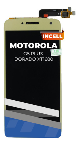 Pantalla Display Lcd Motorola G5 Plus Dorado Xt1680