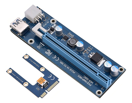 Adaptador extensor Riser Mini PCI-e para Pci Express16x com Sat