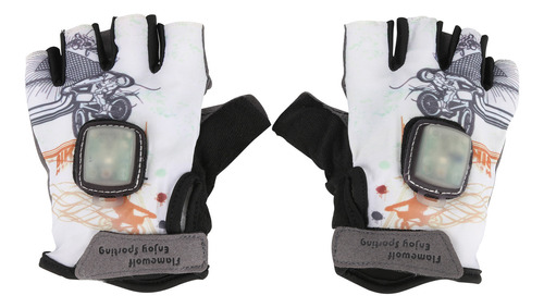 Guantes De Bicicleta De Montaña Con Luces Intermitentes Led