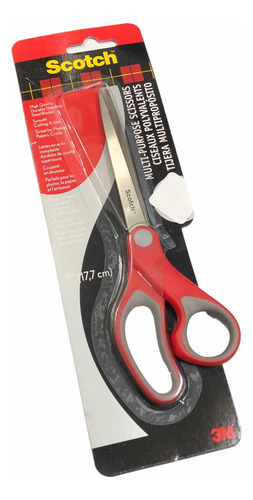 Tijeras Inoxidables 3m Scotch Multiusos Escolar Oficina 17cm