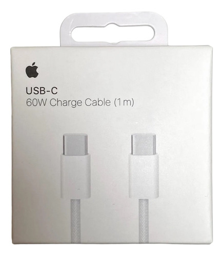 Cable Usb C Tipo C De Carga iPhone 15 / 15 Pro Original 1m 