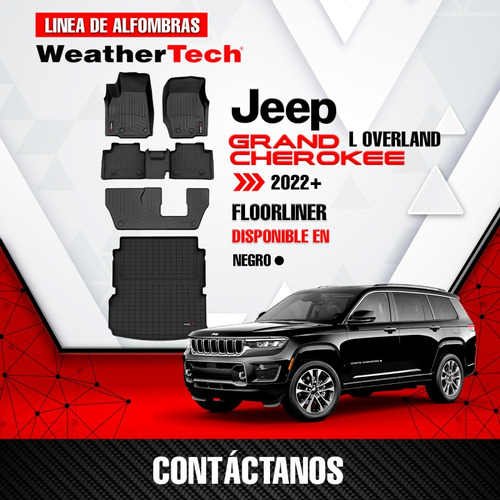 Alfombras Weathertech Jeep Gran Cherokee 2022 +