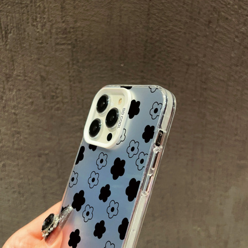 Funda Resistente Para iPhone Con Estampado Floral