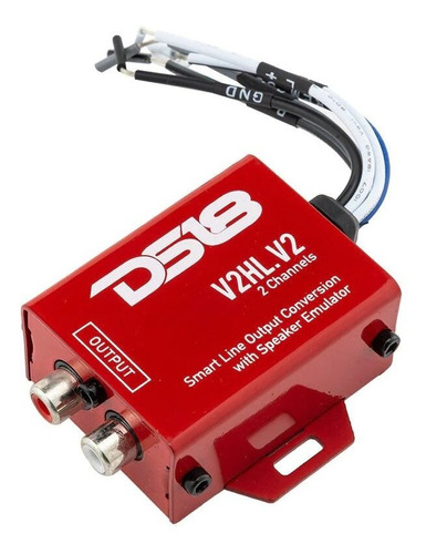 Adaptador De Impedancia 2 Canales Ds18 V2hl.v2 Audio Car