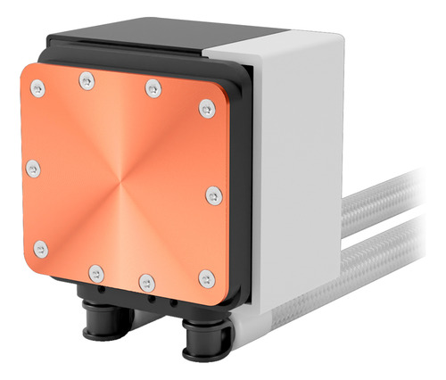 Refrigeración Liquida Gamdias Chione E4-420 Argb (blanco) Led Rgb