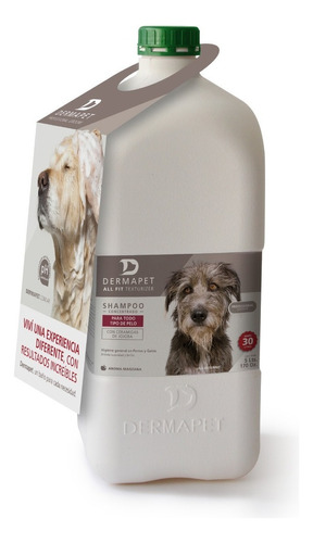 Shampoo Groom Perros Dermapet All Fit Todo Tipo De Pelo 5lts