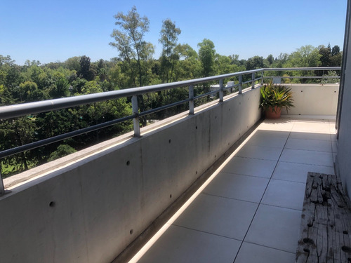 Alquiler Amoblado Y Equipado Condominio Civis Pilar Terraza Parrilla Cochera Cubierta Pileta Gym