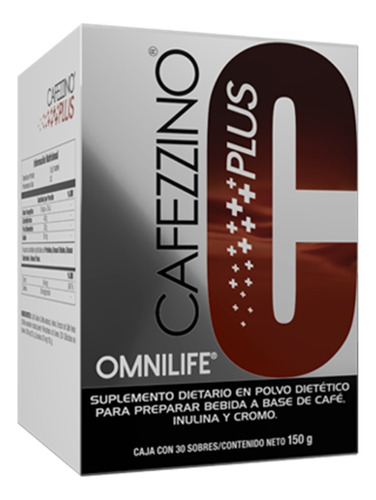 Cafezzino Plus Caja C/30 Sachets 150g - Quemador De Grasa