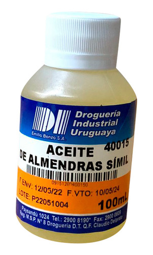 Aceite De Almendras Simil 100cc - Diu