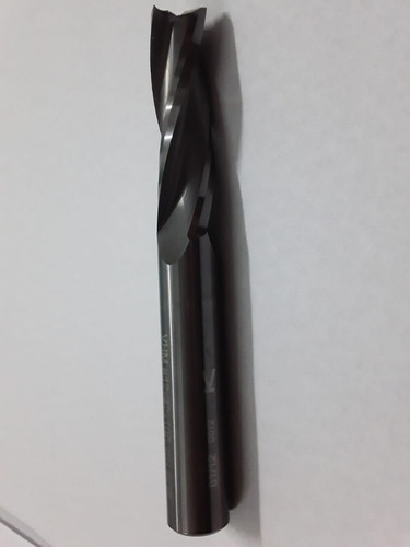 Imagen 3 de 7 de Mecha Fresa Integral Widia 4 Mm Z2 Italiana Lado Util 12 Mm
