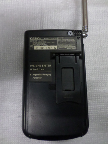 Tv Pocket Casio Colorida Mod Tv-475v Pal M,no Estado