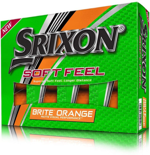 Pelotas Srixon Softfeel Brite X12 Color Naranja mate
