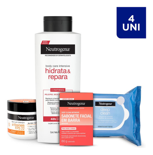 Kit Skincare Neutrogena Com Demaquilante