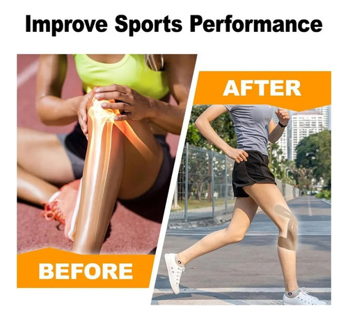2025 Cinta Deportiva De Rodilla Precortada, 10 Piezas,