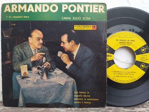 Armando Pontier - Julio Sosa - El Tango De Oro - Ep Vinilo
