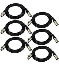 Comprar Cables De Conexión De 6 Pies, Cables Negros Xlr Macho ...