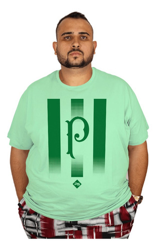 Camiseta Palmeiras Plus Size Extra Grande Porco Verdão