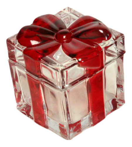 Tarro De Cristal Para Almacenar, Tarro Para Caramelos Rojo