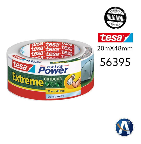 Fita Adesiva Silver Tape Transparente 48mmx20metros Extra Cor Vermelho Fita duct tape extra power extreme 48mmx20m tesa