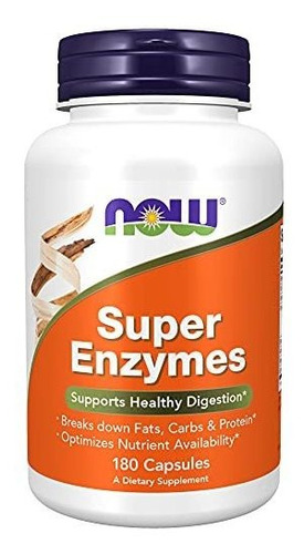 Now Foods Supplements, Super Enzymes, Formulado Con Bromelin