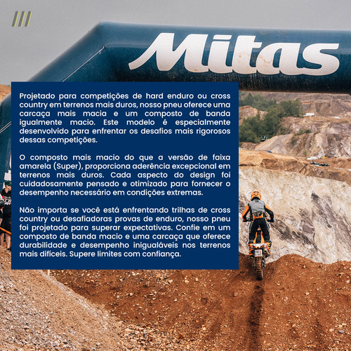Pneu Mitas 120/90-18 Terra Force-ef Super Light Faixa Verde