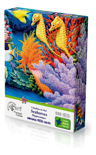 Rompecabezas Wuundentoy Premium Edition 500 pzas, Caballitos De Mar