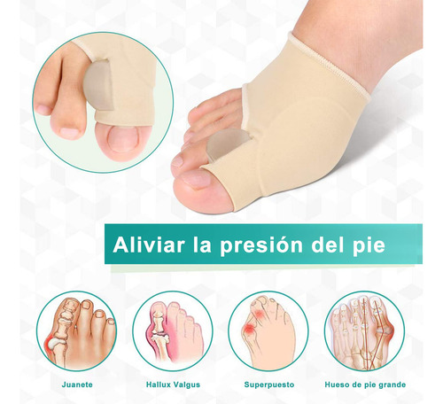 Kit De Corretores E Protetores De Joanetes, 6 Peças,
