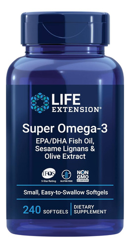 Super Omega-3 Epa/dha Apoyo Articulaciones Y Corazon 240 Cap