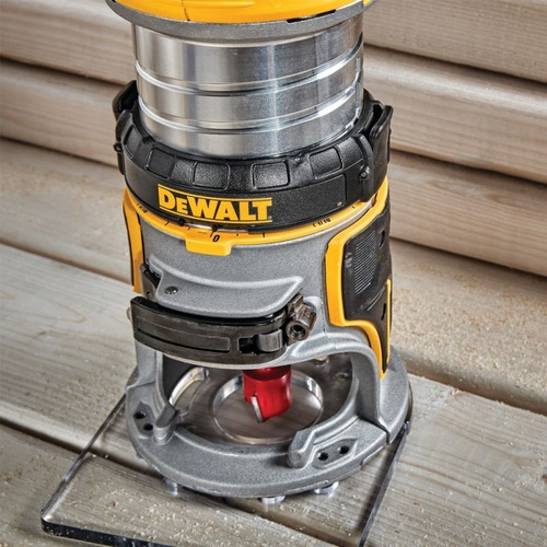 Ruteadora Fresadora 1/4 20v Xr Baretool Dewalt Dcw600b