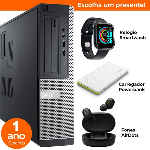 Micro Usado Dell Optiplex Int I3 2g 8gb 500gb Brinde