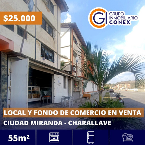 Se Vende Fondo De Comercio Y Local 55m2 - Ciudad Miranda Charallave