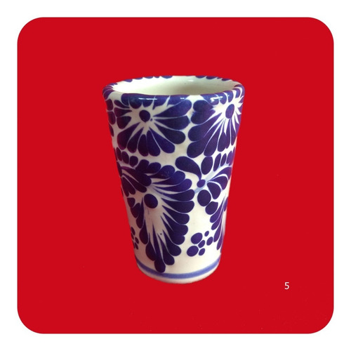 Imagen 9 de 10 de Set 30 Tequileros Shot Personalizados Talavera Poblana Tql