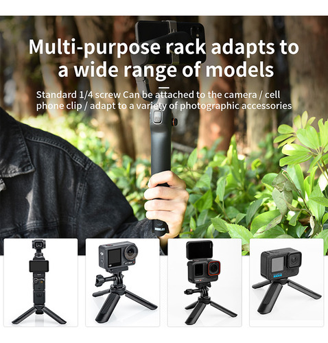 Para Mini Tripé Para Gopro 13/12 Insta360 X4/x3 Dji Action