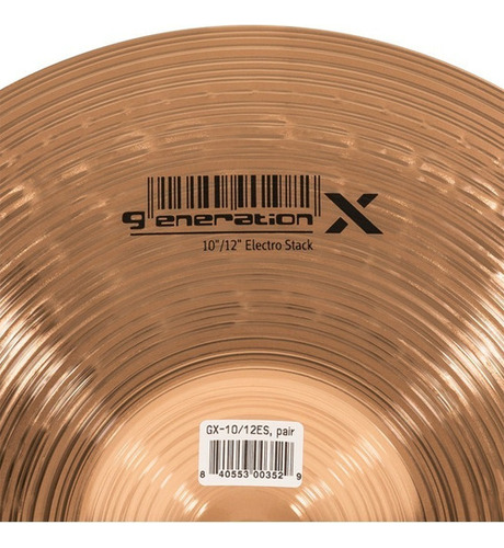Meinl Gx-10/12es Platillo 10 Y 12 PuLG. Electro Stacks B8