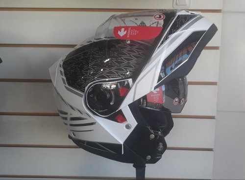 Casco Smk Rebatible Nuevo Glide Sign C/ Pinlock Motovega