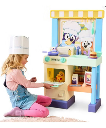 Mini Cocina Bluey Con Accesorios Original Set Cocinita