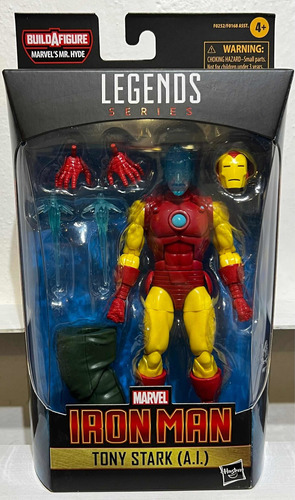 Marvel Legends Hasbro Iron Man Tony Stark (a.i) Con Baf