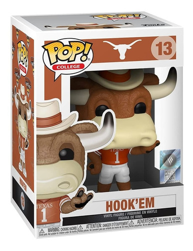 Funko Pop Mascots University Of Texas Longhorns Hook'em