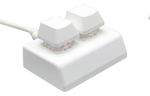 Teclado Usb Para Jogos Com 2 Teclas Teclado Mecânico Branco