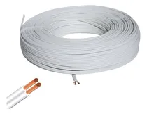 Comprar 50 Metros Fio Premium Fio Cordão Paralelo 2 X 2,5mm Fio Pre Cor Branco 127Vu002F220V