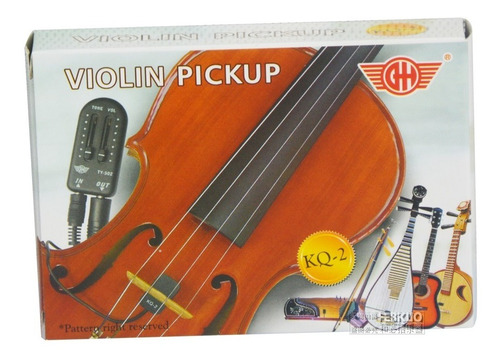 Microfono Para Violin - Violin Pickup - Control De Volumen