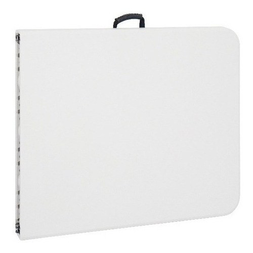 Mesa Plegable De 2.44m Portafolio De Plastico Jardin Vencort Color Blanco