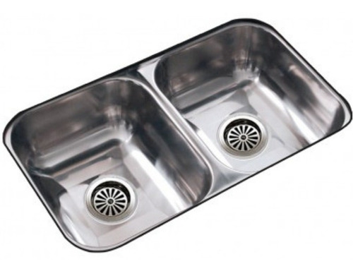 Bacha Cocina Doble Johnson Cc28 60 X 34 X 15 Cm Acero Inox